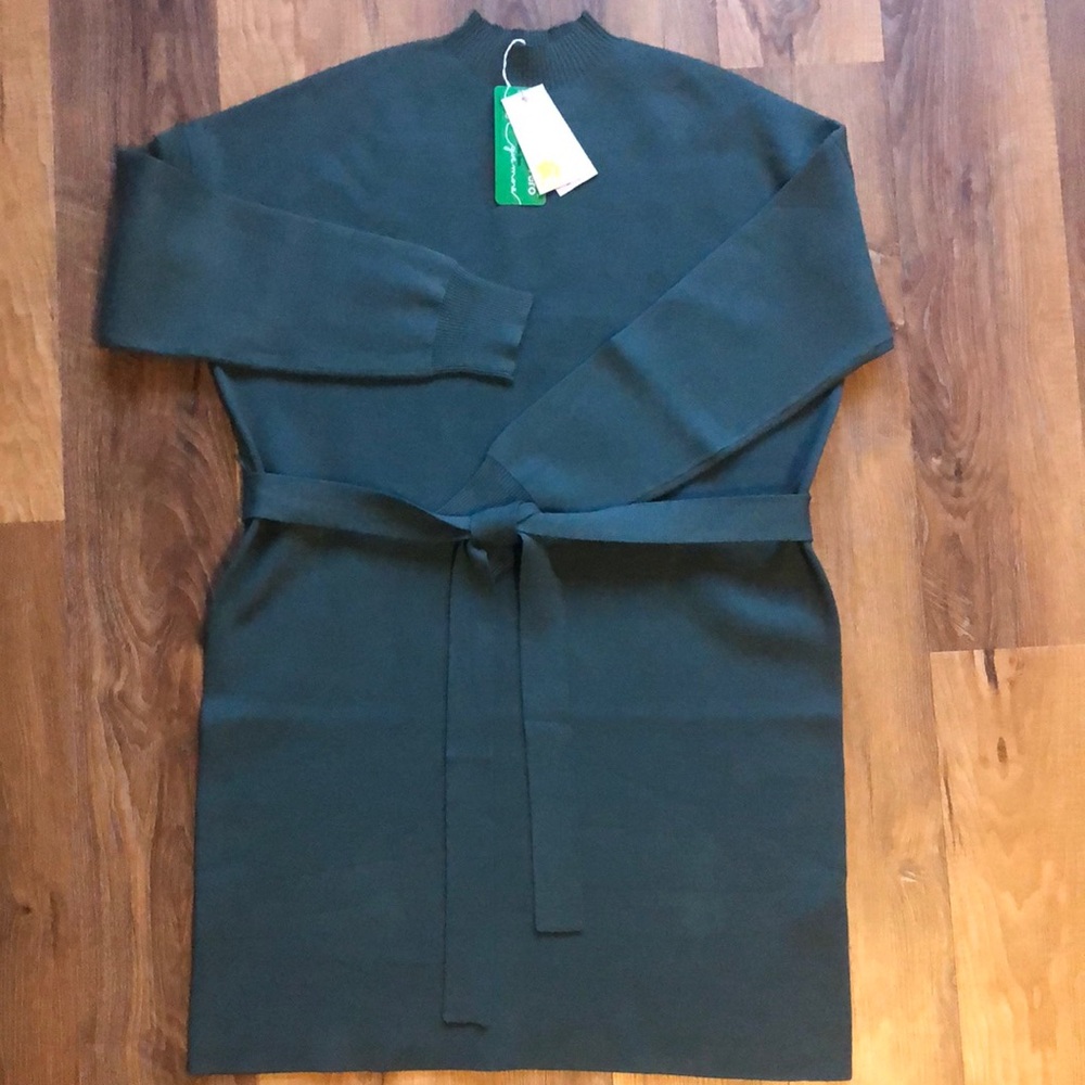 Boden Green Knit Dress